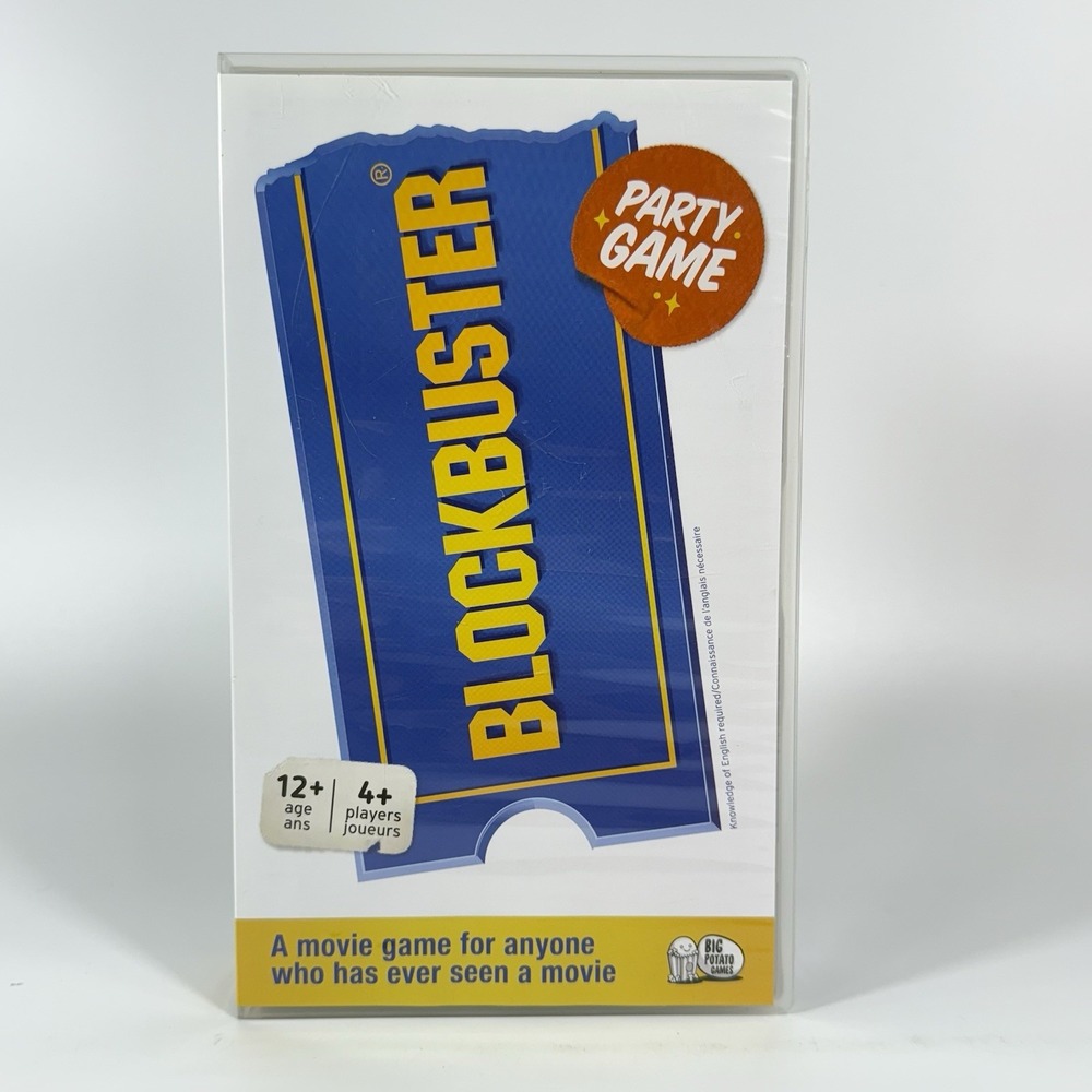 Blockbuster Movie Trivia Party‎ Game by Big Potato New Open Cards Still Sealed